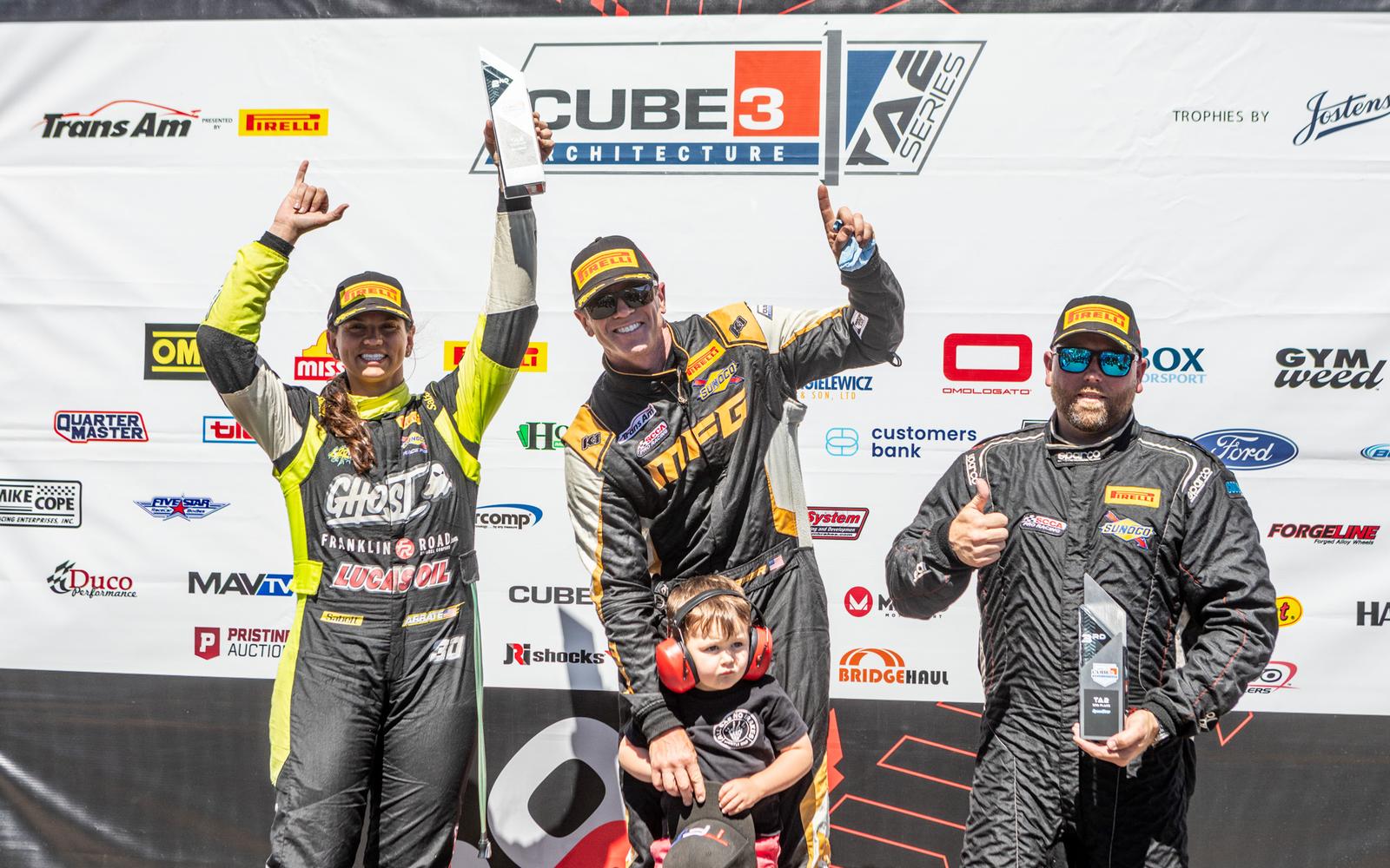 Shift Up Now Driver Michele Abbate Finishes Second at Sonoma